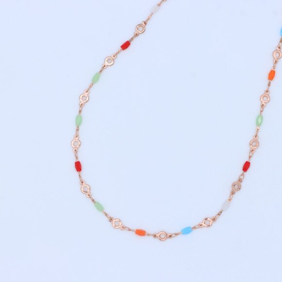 Minimalist Necklace Chain, Elegant Jewelry for Women & Girls | MLCRC19042 - Picture 3 of 10